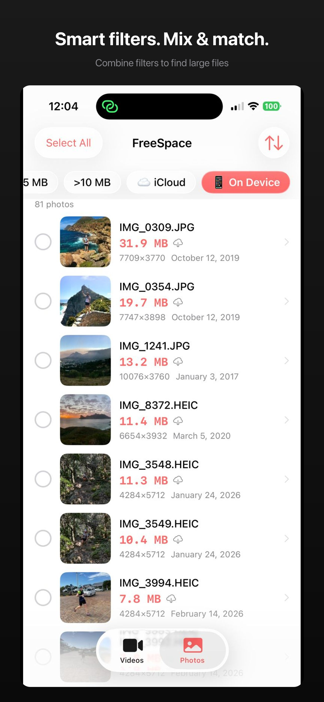 Smart filters