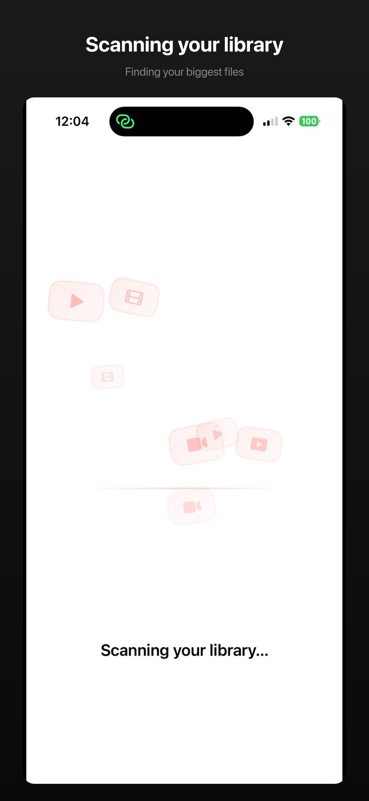 Scanning animation